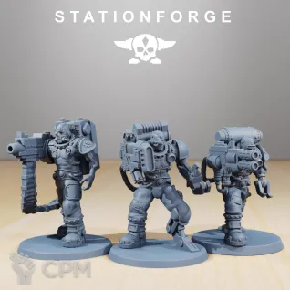 Описание картинки Mechanicus Cyborgs от Barduck Miniatures по цене 582руб | Свободный Рынок Миниатюр - СРМ