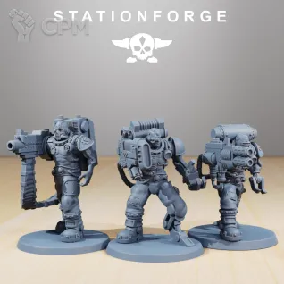 Описание картинки Mechanicus Cyborgs от Barduck Miniatures по цене 582руб | Свободный Рынок Миниатюр - СРМ