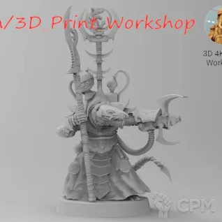 Описание картинки Ikit Claw / Arch-Warlock от 3Д печать миниатюр по цене 418руб | Свободный Рынок Миниатюр - СРМ