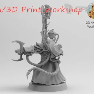 Описание картинки Ikit Claw / Arch-Warlock от 3Д печать миниатюр по цене 418руб | Свободный Рынок Миниатюр - СРМ