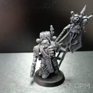 Описание картинки Plague Marine Icon Bearer (Оригинал) от Rivein по цене 1 950руб | Свободный Рынок Миниатюр - СРМ