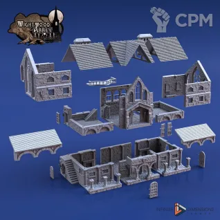 Описание картинки Скрипторий от 3D Wargaming по цене 8 000руб | Свободный Рынок Миниатюр - СРМ