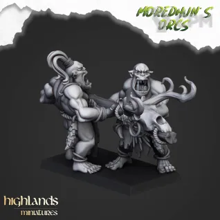 Описание картинки Cave Orcs Spears от 3DPrintClub по цене 165руб | Свободный Рынок Миниатюр - СРМ