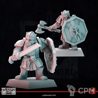 Описание картинки Dwarves Iron Legion от Recruiter по цене 1 500руб | Свободный Рынок Миниатюр - СРМ
