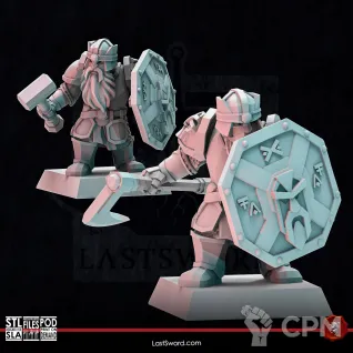Описание картинки Dwarves Iron Legion от Recruiter по цене 1 500руб | Свободный Рынок Миниатюр - СРМ
