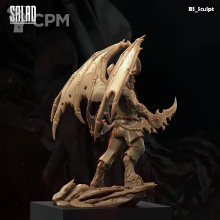 Описание картинки Illidan Stormrage #1 от Naggaroth Night по цене 2 000руб | Свободный Рынок Миниатюр - СРМ