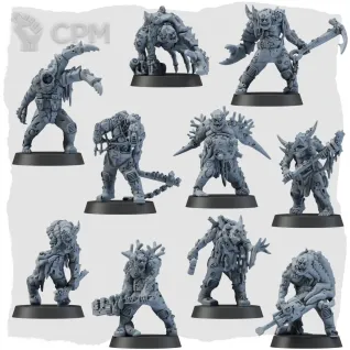Описание картинки Rig Walkers от PocketSized Prints по цене 950руб | Свободный Рынок Миниатюр - СРМ