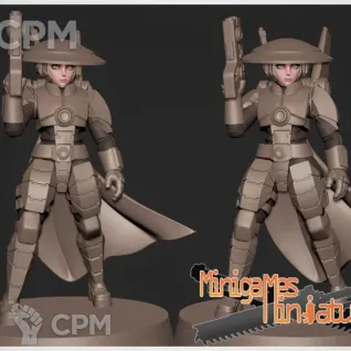 Описание картинки Great good female soldiers от PocketSized Prints по цене 495руб | Свободный Рынок Миниатюр - СРМ
