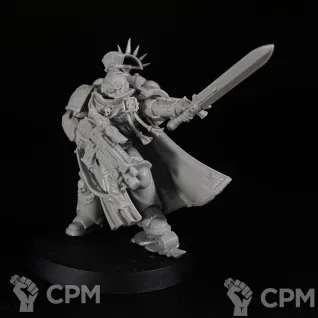 Описание картинки Primaris captain от KoofWorkshop по цене 1 050руб | Свободный Рынок Миниатюр - СРМ