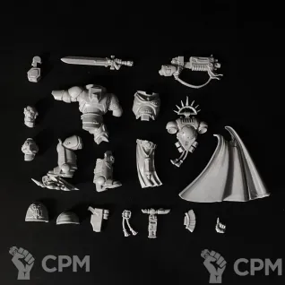 Описание картинки Primaris captain от KoofWorkshop по цене 1 050руб | Свободный Рынок Миниатюр - СРМ