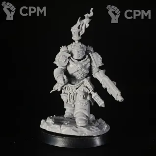 Описание картинки Emperor's champion Original conversion от KoofWorkshop по цене 1 260руб | Свободный Рынок Миниатюр - СРМ