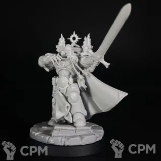 Описание картинки Black Templar emperor's champion conversion от KoofWorkshop по цене 1 260руб | Свободный Рынок Миниатюр - СРМ