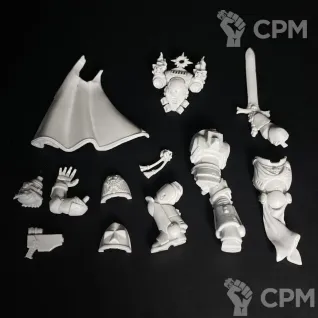 Описание картинки Black Templar emperor's champion conversion от KoofWorkshop по цене 1 260руб | Свободный Рынок Миниатюр - СРМ