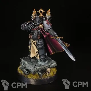 Описание картинки Black Templar emperor's champion conversion от KoofWorkshop по цене 1 260руб | Свободный Рынок Миниатюр - СРМ