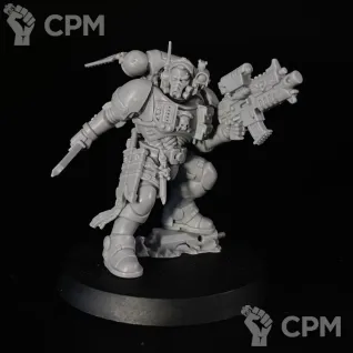 Описание картинки Primaris lieutenant in phobos armour от KoofWorkshop по цене 840руб | Свободный Рынок Миниатюр - СРМ