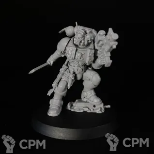 Описание картинки Primaris lieutenant in phobos armour от KoofWorkshop по цене 840руб | Свободный Рынок Миниатюр - СРМ