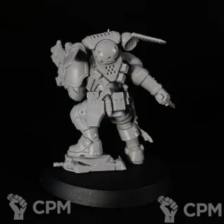 Описание картинки Primaris lieutenant in phobos armour от KoofWorkshop по цене 840руб | Свободный Рынок Миниатюр - СРМ