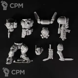 Описание картинки Primaris lieutenant in phobos armour от KoofWorkshop по цене 840руб | Свободный Рынок Миниатюр - СРМ