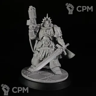 Описание картинки Captain Uriel Ventris от KoofWorkshop по цене 1 120руб | Свободный Рынок Миниатюр - СРМ