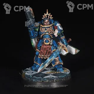 Описание картинки Captain Uriel Ventris от KoofWorkshop по цене 1 120руб | Свободный Рынок Миниатюр - СРМ