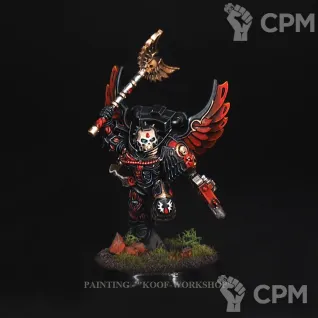 Описание картинки Blood Angels Chaplain With Jump Pack от KoofWorkshop по цене 1 050руб | Свободный Рынок Миниатюр - СРМ