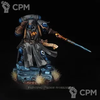 Описание картинки Primaris Librarian in Phobos Armour от KoofWorkshop по цене 1 050руб | Свободный Рынок Миниатюр - СРМ