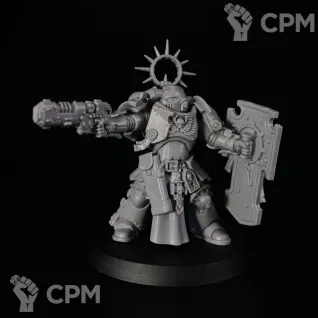 Описание картинки Primaris Bladeguard Lieutenant от KoofWorkshop по цене 1 050руб | Свободный Рынок Миниатюр - СРМ