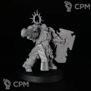 Описание картинки Primaris Bladeguard Lieutenant от KoofWorkshop по цене 1 050руб | Свободный Рынок Миниатюр - СРМ