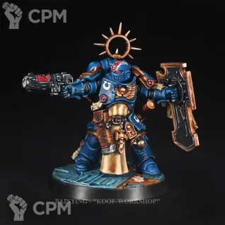 Описание картинки Primaris Bladeguard Lieutenant от KoofWorkshop по цене 1 050руб | Свободный Рынок Миниатюр - СРМ