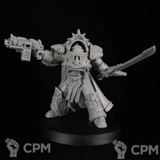 Описание картинки Legion Praetor in Tartaros terminator armour от KoofWorkshop по цене 1 050руб | Свободный Рынок Миниатюр - СРМ