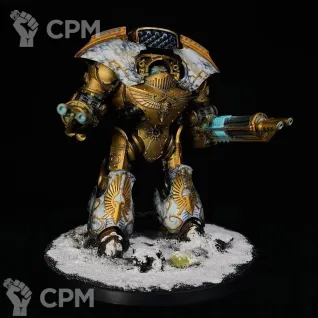 Описание картинки Legio Custodes Telemon Arachnus Storm Cannon от KoofWorkshop по цене 350руб | Свободный Рынок Миниатюр - СРМ