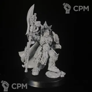 Описание картинки Legio Custodes Shield Captain от KoofWorkshop по цене 1 050руб | Свободный Рынок Миниатюр - СРМ