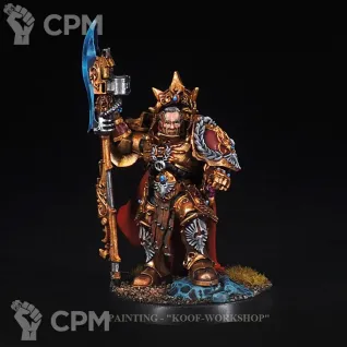 Описание картинки Legio Custodes Shield Captain от KoofWorkshop по цене 1 050руб | Свободный Рынок Миниатюр - СРМ