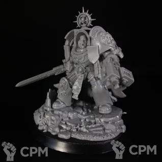 Описание картинки Captain in Terminator Armour от KoofWorkshop по цене 1 050руб | Свободный Рынок Миниатюр - СРМ