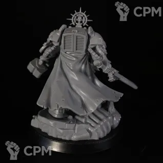 Описание картинки Captain in Terminator Armour от KoofWorkshop по цене 1 050руб | Свободный Рынок Миниатюр - СРМ