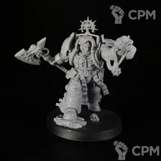 Описание картинки Librarian in Terminator Armour от KoofWorkshop по цене 1 050руб | Свободный Рынок Миниатюр - СРМ