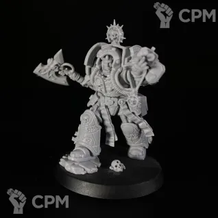 Описание картинки Librarian in Terminator Armour от KoofWorkshop по цене 1 050руб | Свободный Рынок Миниатюр - СРМ
