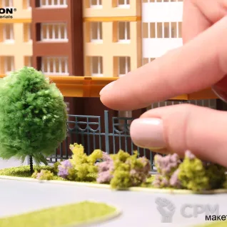 Описание картинки Миниатюрные деревья для макетов Набор 20шт. Цвет от Morrison-RUS по цене 2 743руб | Свободный Рынок Миниатюр - СРМ