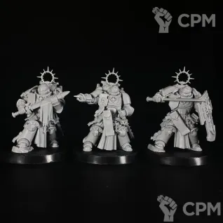 Описание картинки Primaris Bladeguard Veterans от KoofWorkshop по цене 1 750руб | Свободный Рынок Миниатюр - СРМ