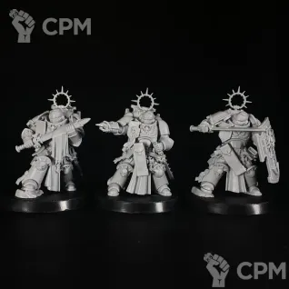 Описание картинки Primaris Bladeguard Veterans от KoofWorkshop по цене 1 750руб | Свободный Рынок Миниатюр - СРМ