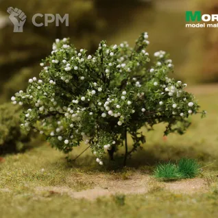 Описание картинки Белый цветущий куст от Morrison-RUS по цене 232руб | Свободный Рынок Миниатюр - СРМ