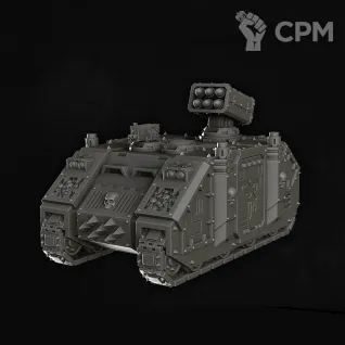 Описание картинки World Eaters Рино Кхорна (Rhino of Khorne) от 3Д печать миниатюр по цене 1 888руб | Свободный Рынок Миниатюр - СРМ