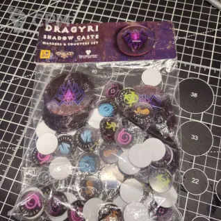 Описание картинки Dragyri shadow caste markers &amp; counters set от LesserPandaJr по цене 500руб | Свободный Рынок Миниатюр - СРМ
