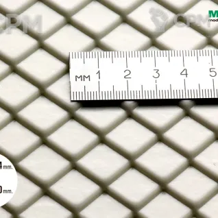 Описание картинки Объёмная текстура черепицы «Ромб». М1:24 - М1:25 от Morrison-RUS по цене 834руб | Свободный Рынок Миниатюр - СРМ