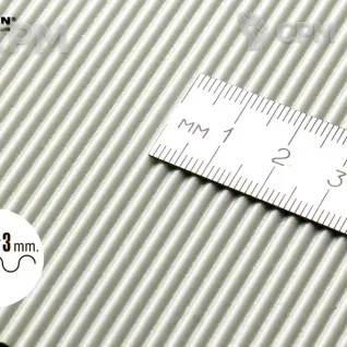 Описание картинки Объёмная текстура шифера          М 1:72. Шаг волн от Morrison-RUS по цене 532руб | Свободный Рынок Миниатюр - СРМ