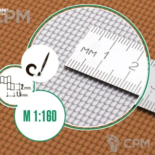 Описание картинки Объёмная текстура металлочерепицы М 1:160 от Morrison-RUS по цене 532руб | Свободный Рынок Миниатюр - СРМ