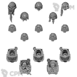 Описание картинки SPACE WOLVES TERMINATOR CONVERSION SET от TPC по цене 790руб | Свободный Рынок Миниатюр - СРМ