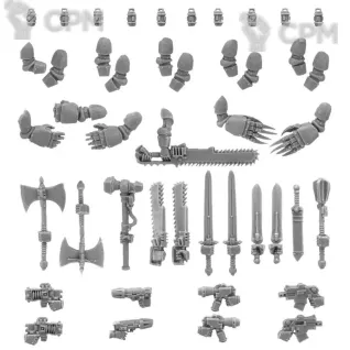 Описание картинки LEGION MKII POWER WEAPON SET от TPC по цене 1 000руб | Свободный Рынок Миниатюр - СРМ