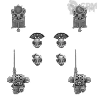 Описание картинки LEGION MKIV COMMAND UPGRADE SET от TPC по цене 410руб | Свободный Рынок Миниатюр - СРМ