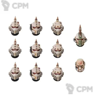 Описание картинки DEATH GUARD MKVI HEADS от TPC по цене 340руб | Свободный Рынок Миниатюр - СРМ